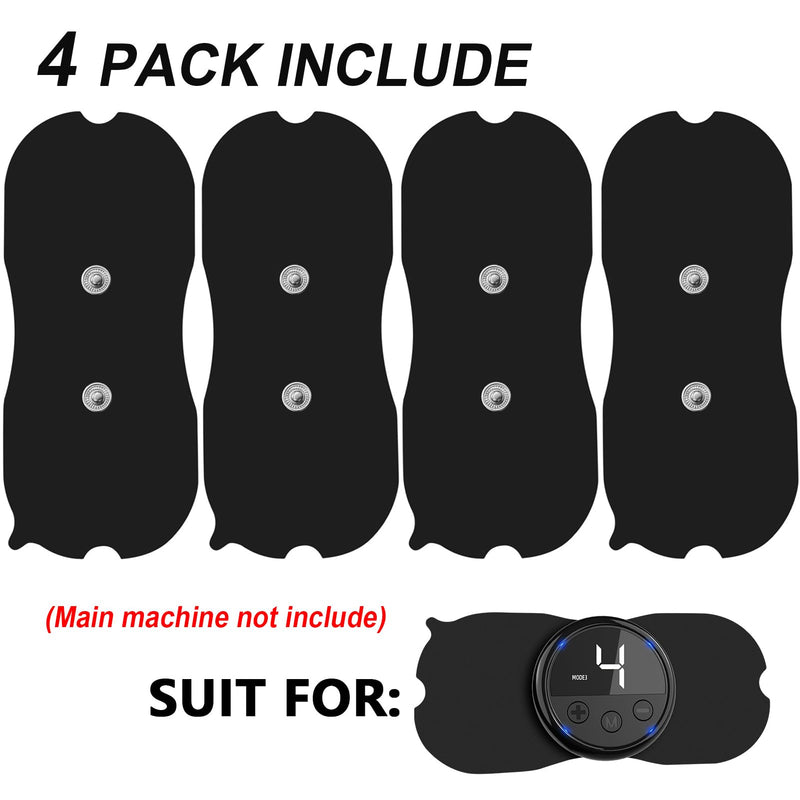 [Australia - AusPower] - Adhesive Electrode,4Pcs Replacement Patches 