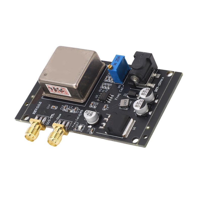Respicefinem 10MHz Frequency Standard Module Adjustable Oscillator Module Accurate OCXO ±0.01Hz Calibration Accuracy Low Noise for Precise Instrument Calibration Audio Systems