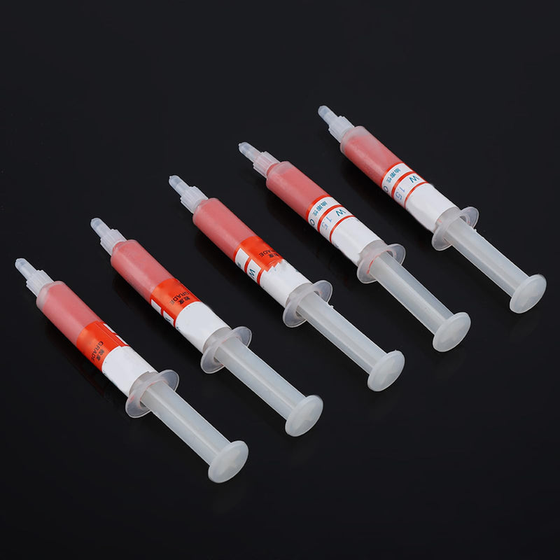 [Australia - AusPower] - KooingTech Pack of 5 diamond paste, diamond polishing paste, needle tube W1.5# 6000 grinding paste, diamond grinding polishing paste, cloth compound grinding paste 