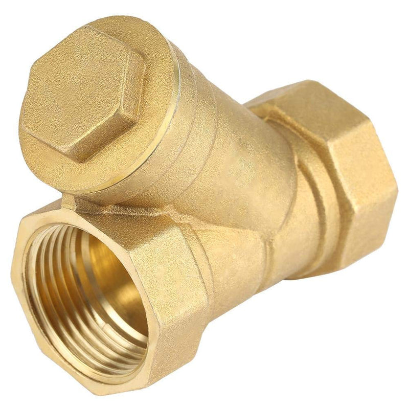 1 inch BSPP Y Shaped Brass Strainer Filter Valve Internal Thread Connection for Water Oil Separation