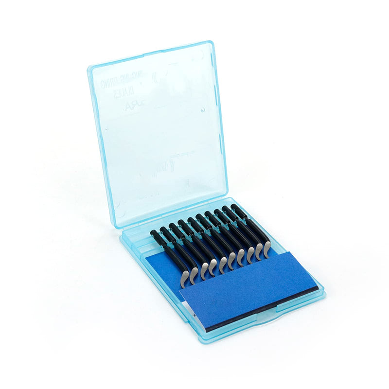 [Australia - AusPower] - Deburring Blades Set 45 Degree Burr Remover Hand Tool for Hole Within 1.5mm 