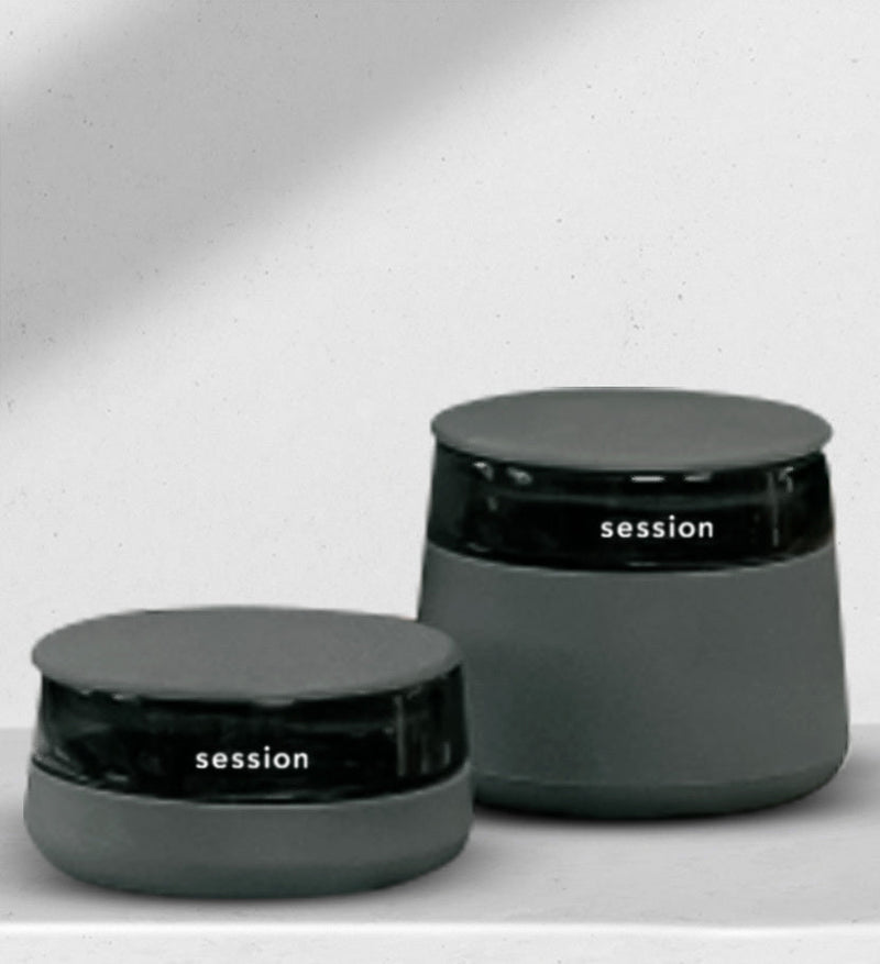 Session Goods Airtight Glass Storage Jar with UV Protection 250ML.