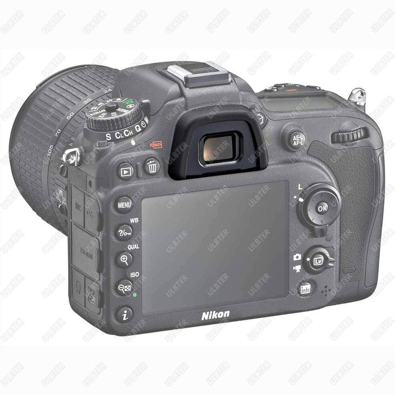 [Australia - AusPower] - Eyepiece Eyecup Eye Cup DK-23 for Nikon D7100 D7200 D7000 D750 D610 D600 D300 D300S Camera Viewfinder, ULBTER Eyepiece Cover & Hot Shoe Cover -(2+2 Pack) 