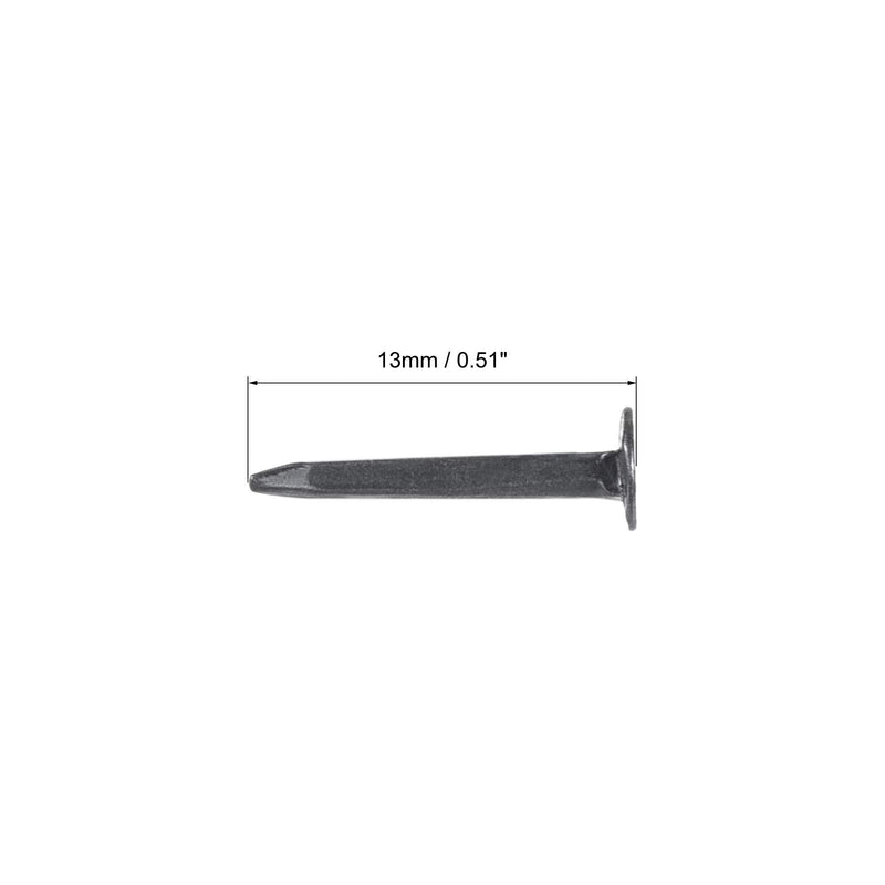 [Australia - AusPower] - uxcell Metal Nails Tacks 1/2"(13mm) for Shoes Boots Leather Heels Soles Replacement Black 500pcs 13mm 