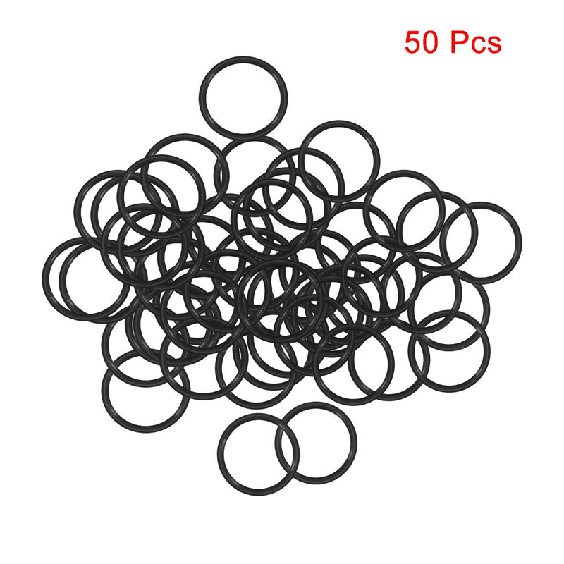 [Australia - AusPower] - uxcell Nitrile Rubber O-Rings 9mm OD 7mm ID 1mm Width, Metric Sealing Gasket for Automotive Machine Plumbing, Pack of 50 7mmx9mmx1mm 