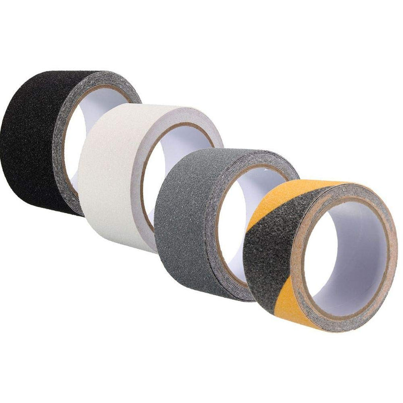 Anti Slip Tape Heavy Duty Non Skid Treads Safety Tape for Stairs Outdoor/Indoor(5m×50mm, Yellow&Black) 5m×50mm
