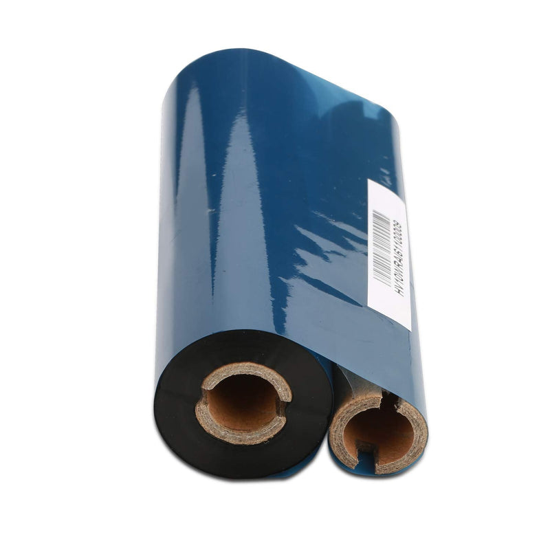 [Australia - AusPower] - 4.33" x 244' Thermal Transfer Ribbon - 1 Roll. Resin Enhanced Wax 1/2 Inch Core Ink Out for Zebra Eltron Datamax Zebra GC420t GK420t GX420t TLP2442 TLP2844 