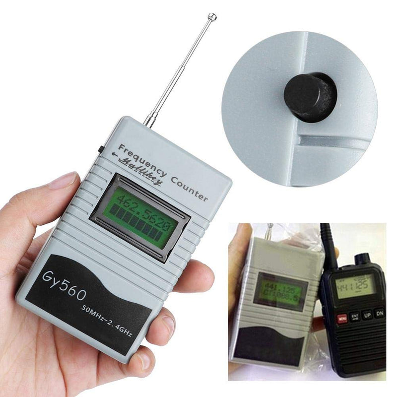 [Australia - AusPower] - Frequ Counter, High Frequency Counter, Gy560 50 MHz to 2.4 GHz Portable Frequency Counter, Two-Way High Frequency Meter for Car Boats 