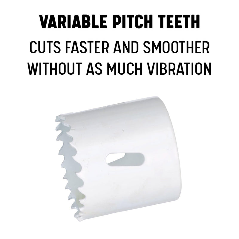 Drill America 5-1/4" Bi-Metal Hole Saw, Made in USA, Cuts Wood, Plastic, Metal, Long-Lasting Durable Blade DMS04-1133-1 5-1/4"