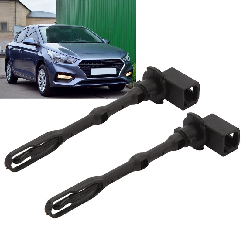 [Australia - AusPower] - 2PCS AC Evaporator Thermistor 971431M000 Sensitive Black Replacement for Hyundai Accent 2012?2017 
