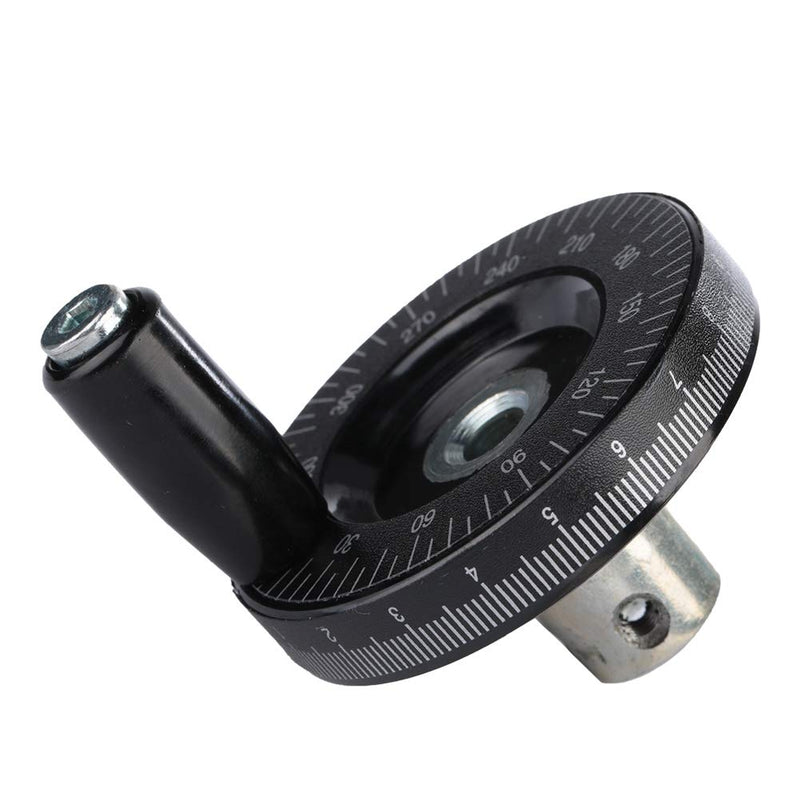 [Australia - AusPower] - Hand Wheel with Handle, 63mm Milling Handwheel with Scale, Bakelite Hand Wheel Machinery Accessaries for Lathe Milling Machine 