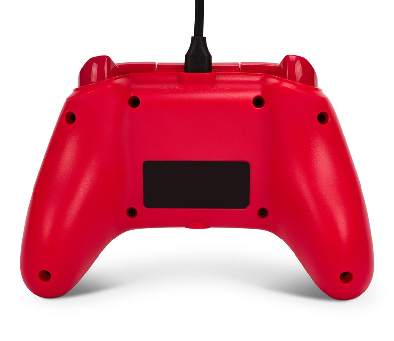 [Australia - AusPower] - PowerA Wired Controller for Xbox Series X|S - Red, gamepad, video game/gaming controller, works with Xbox One, Officially Licensed 