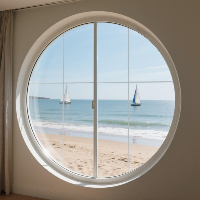 ROLLINGDOG Window Protection Film - Self Adhesive Clear Protective Glass Film 10.63 inch x 100 feet for Smooth Surfaces Such as Glass, Windows, etc. 11 inch x 100 feet