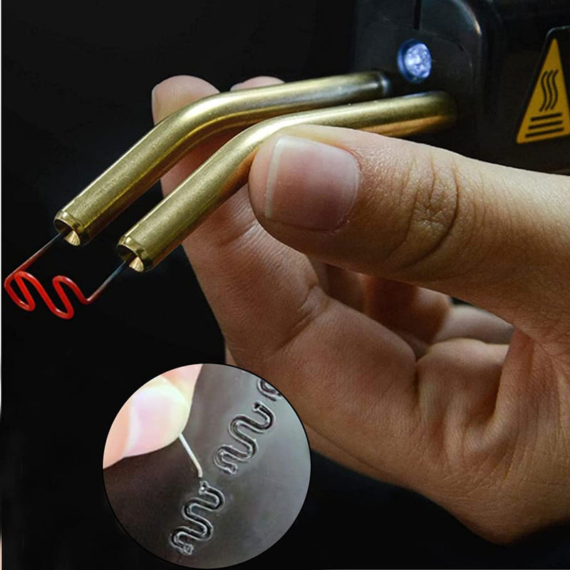 [Australia - AusPower] - 1000PCS Welding Rods Hot Staples Plastic Repair Machine Welding Staples for Hot Stapler Repair Car Bumpers Machine Dashboards Lamp Holders Daily Plastics Supplies Plastics Rings 0.8mm 0.6mm Staples 1000PCS Staples 