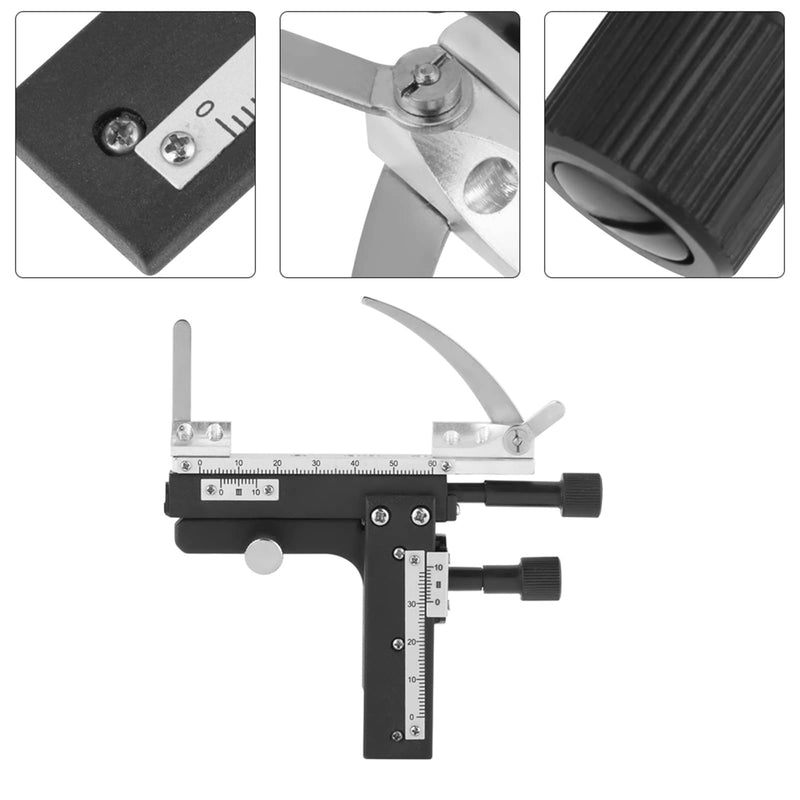 Movable Microscope Optical, Professional Mechanical Movable XY Vernier Caliper with Scale for Microscopes
