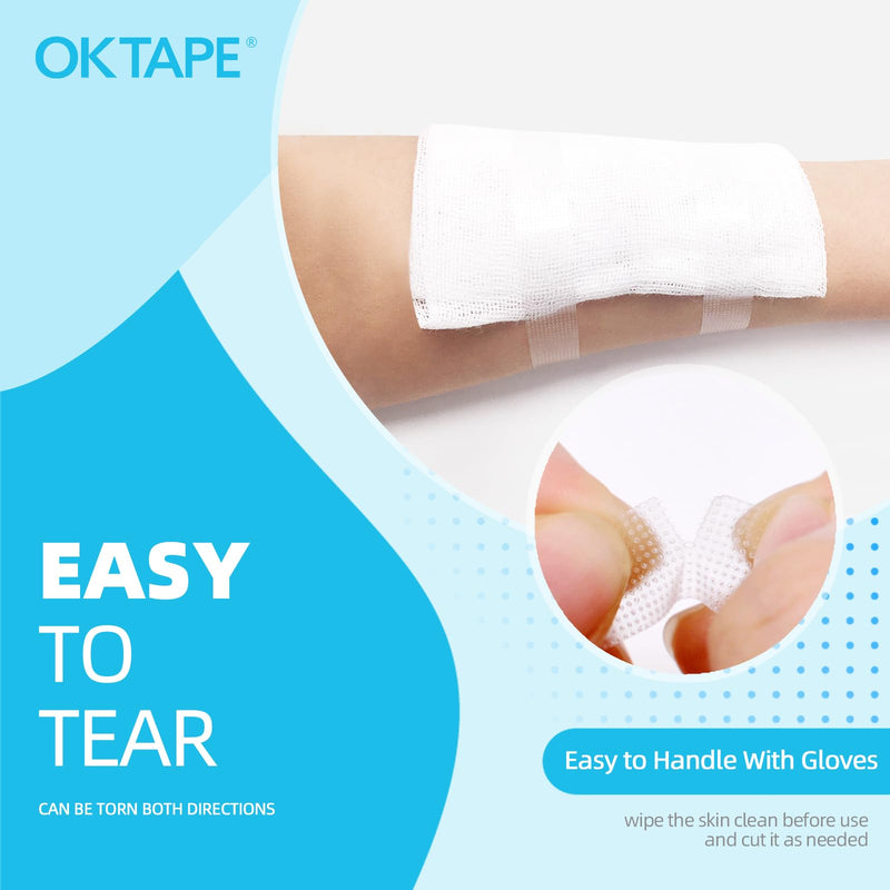 [Australia - AusPower] - OK TAPE OKPore Transparent Medical Tape (Pack of 12) - First Aid Surgical Tape Hypoallergenic and Breathable for Wound Dressing Care, Latex Free, 1in x 10yds 1x360 Inch (Pack of 12) 