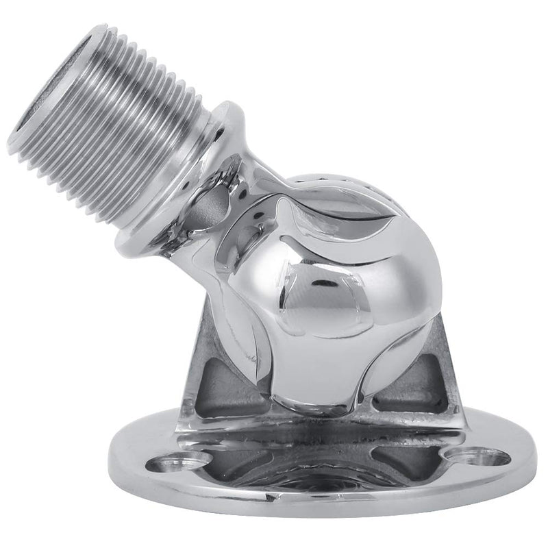 [Australia - AusPower] - Marine VHF Mount VHF Antenna Mount Stainless Steel 316 Boat Antenna Base Mount High Hardness 316 Stainless Steel with Threaded Head 25mm 