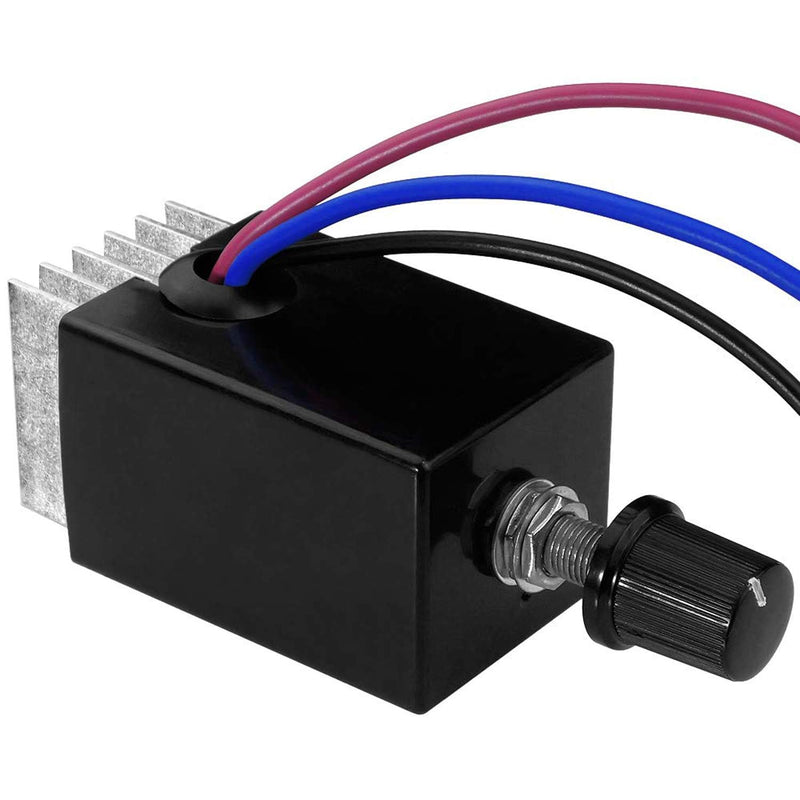 [Australia - AusPower] - DC Motor Speed Controller Universal DC 12V 24V 10A Electronic Stepless Speed Regulator Switch for Car Truck Fan Heater Control 