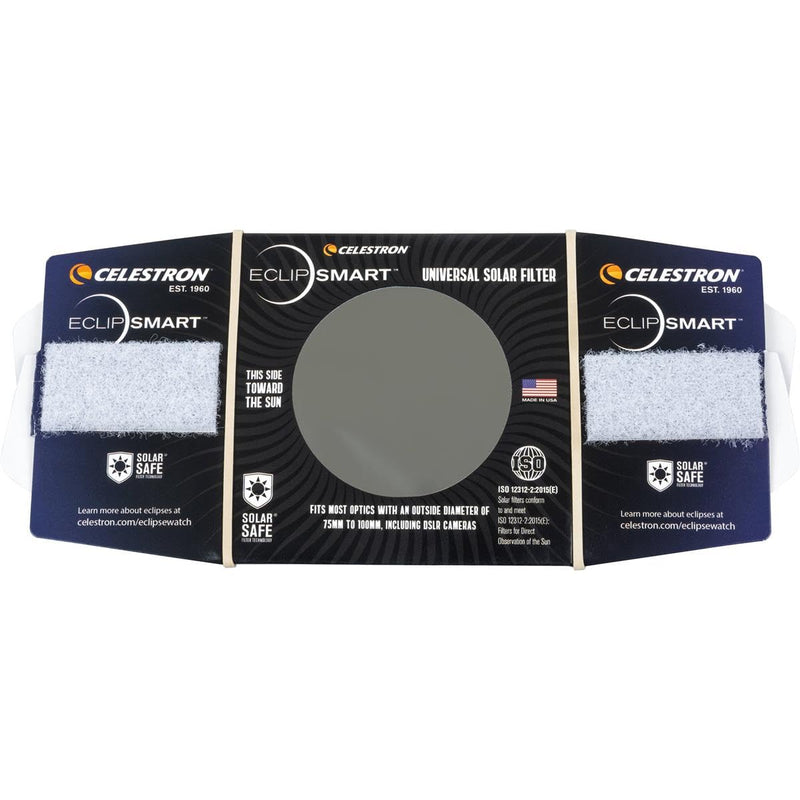 [Australia - AusPower] - Celestron – EclipSmart Safe Solar Eclipse Telescope and Camera Filter – Meets ISO 12312-2:2015(E) Standards – Works with Your Telescope, Spotting Scope, or DSLR Camera – Observe + Photograph Eclipses Camera Lens Filters 
