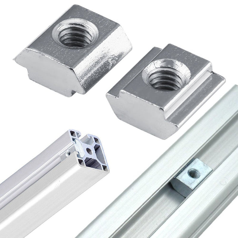 2020 Series Aluminum Profile Connector Set, 20pcs Corner Bracket,40pcs T-Slot Nuts, 40pcs M5x8 mm Hex Socket Cap Screw Bolt for 6mm Slot Aluminum Profile Accessories 20Set M5x8