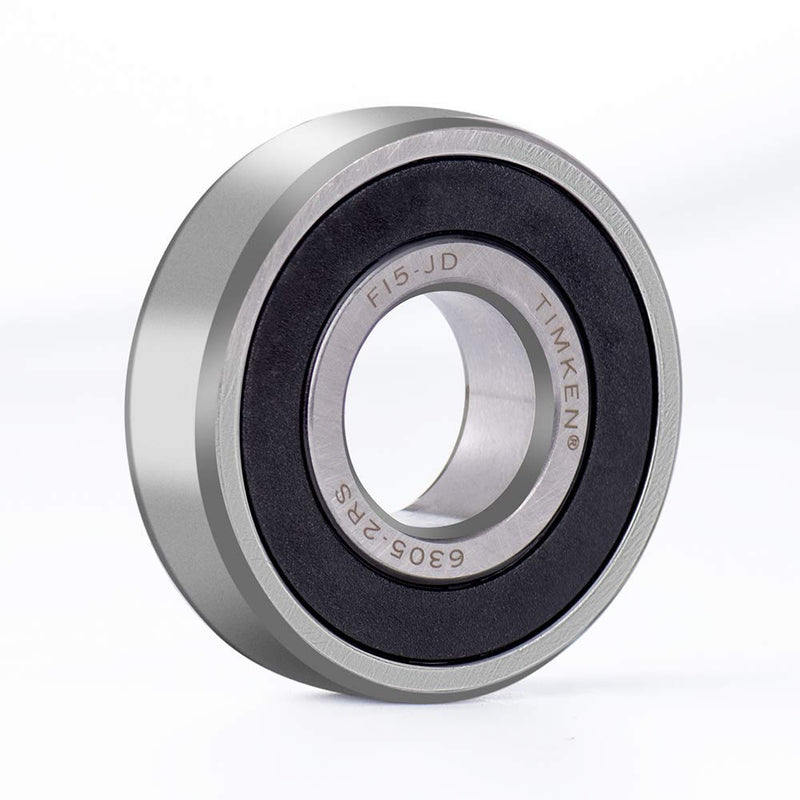 [Australia - AusPower] - 2PACK TIMKEN 6305-2RS Double Rubber Seal Bearings 25x62x17mm, Pre-Lubricated and Stable Performance and Cost Effective, Deep Groove Ball Bearings 