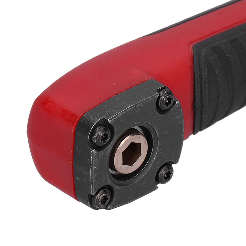 [Australia - AusPower] - Shockwave Right Angle Adapter, Multifunctional Red 90 Degree Impact Driver Drill Adapter Right Angle Drill Attachment Adapter 