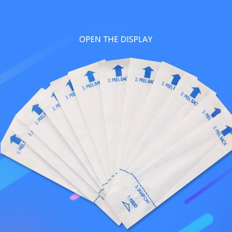[Australia - AusPower] - 100 Pcs White Disposable Probe Covers for Digital Oral Thermometers Rectal Thermometer Sleeves Universal Probe Covers for Thermometer Safe and Sanitary and Healthy Easy to Use 