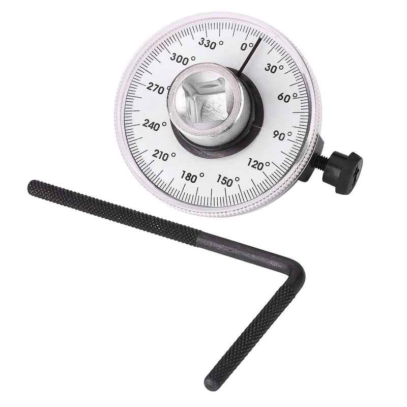 [Australia - AusPower] - 1/2 Inch Torque Wrench Angle Gauge Tool 360 Degree Adjustable Drive Torque meter Wrench Set Automobile Angular Torque Meter Measuring 