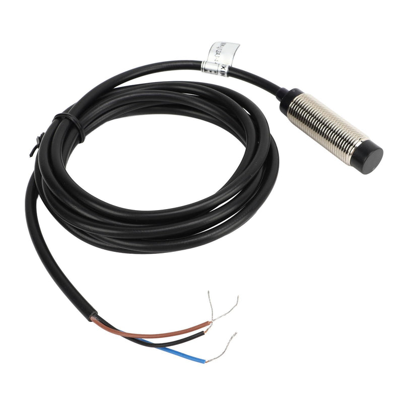 [Australia - AusPower] - Inductive Proximity Switch, IP67 6?36VDC 200mA Copper Alloy Shell NPN 3 Wire Proximity Sensor 12mm Probe Normally Closed for CNC Machine Tool 