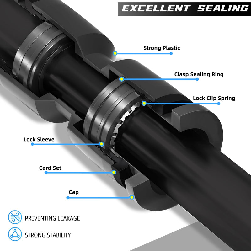 [Australia - AusPower] - 30 Pack Quick Connect 1/4" Drip Irrigation Tee Connectors, Universal Tee Fitting for 1/4 Inch Irrigation Tubing, Leak Free Fittings for Sprinkler or Drip Irrigation System 30PCS Tee Connectors 