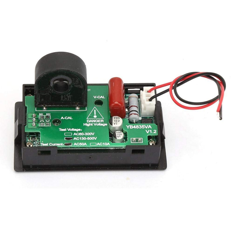[Australia - AusPower] - YB4835VA Digital Display AC 500V/50A LED Ampere Meter Voltmeter Dual Meter 