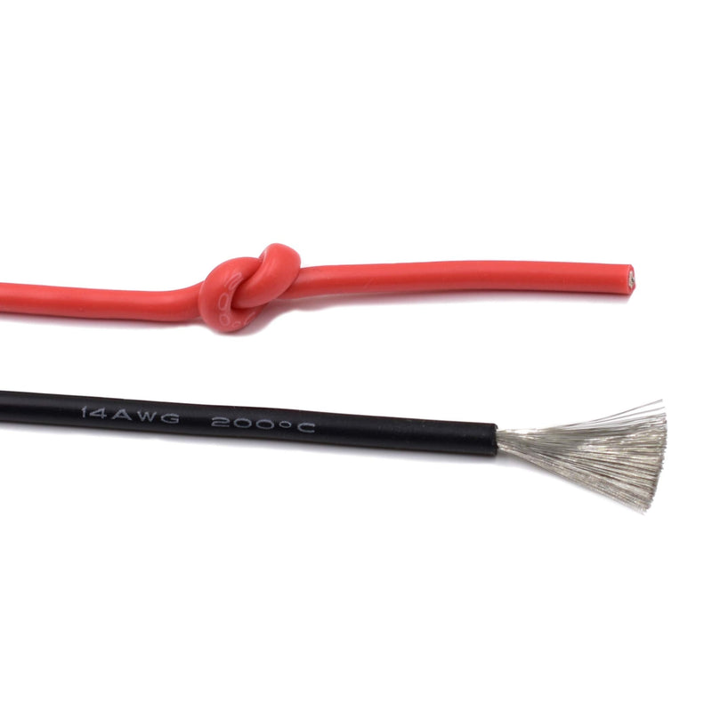 [Australia - AusPower] - 14 Gauge Multimeter Test Leads Right Angle Banana Plug to Alligator Clip Heavy Duty Silicone Wire for Electrical Testing 6 Feet Right Angle Banana Plug to Alligator Clip 6Ft 