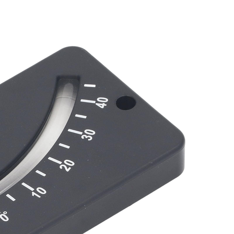 Inclinometer Analogue Bicycle Inclinometer Clinometer, 40° to 40° Handlebar Recline Meter Pipe Inclinometer for Horizontal Micro Angle Measurement