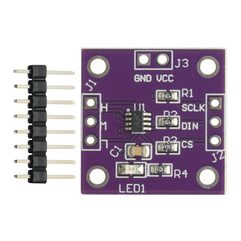 [Australia - AusPower] - 2.7V-5.5V TPL0501 Digital Potentiometer Module 100K Adjustable SPI Port Adjustment Bridge Balance Sensor 