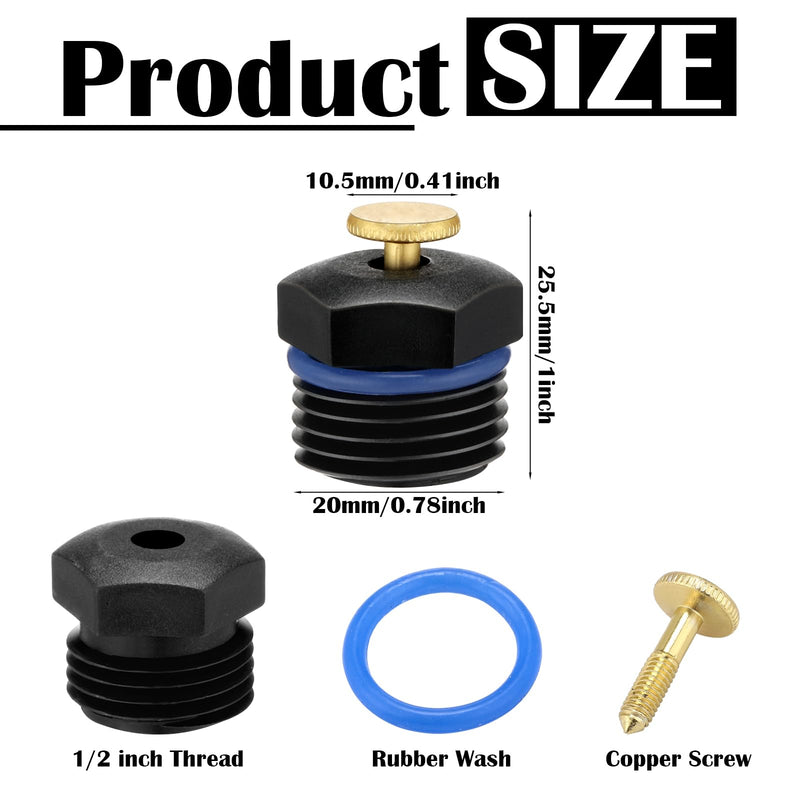 [Australia - AusPower] - 30 Pcs Sprinkler Nozzle 1/2 Inch Garden Misting Nozzles Adjustable 360 Degree Lawn Watering Universal Micro Irrigation Sprinkler Heads for Agriculture Lawn Watering Irrigation System 
