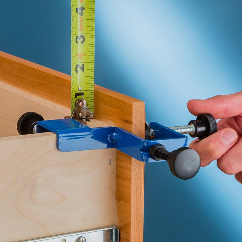[Australia - AusPower] - Rockler Cabinet Drawer Installation Clamps – Right, Left-Side Drawer, Cabinet Installation Tools – Steel, Plastic Drawer Front Clamps - Front Drawer Woodworking Clamps for Easy, Fast Installation 