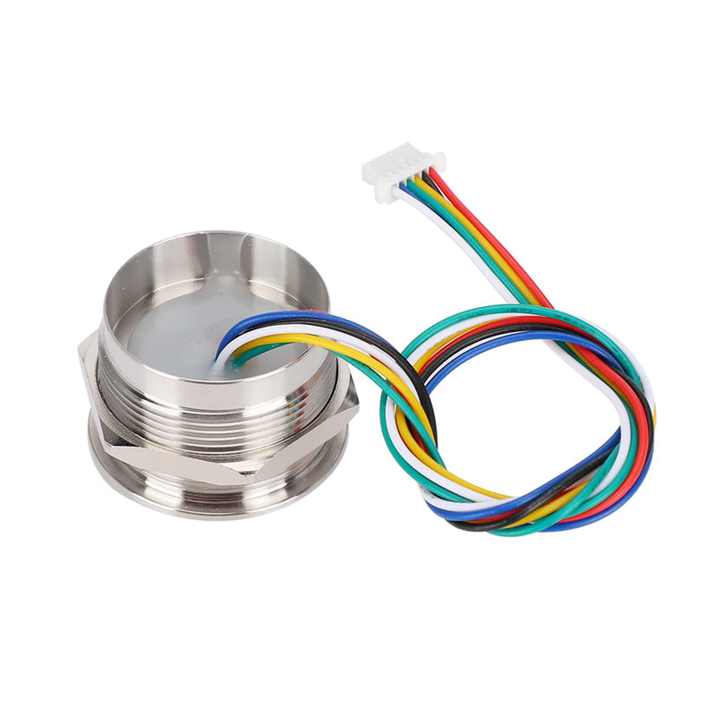[Australia - AusPower] - Fingerprint Identification Module, R503 Circular Capacitive Fingerprint Identification Module with 2-Color Ring Indicator Light for Access Control/Help Desk/Security Box 