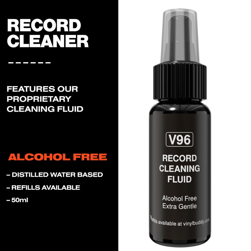 [Australia - AusPower] - Ultimate Vinyl Record Cleaning Kit | Includes: Record Cleaner, Velvet Brush, Microfiber Brush, Stylus Brush & Storage Pouch - Restore & Revive Your LPs 