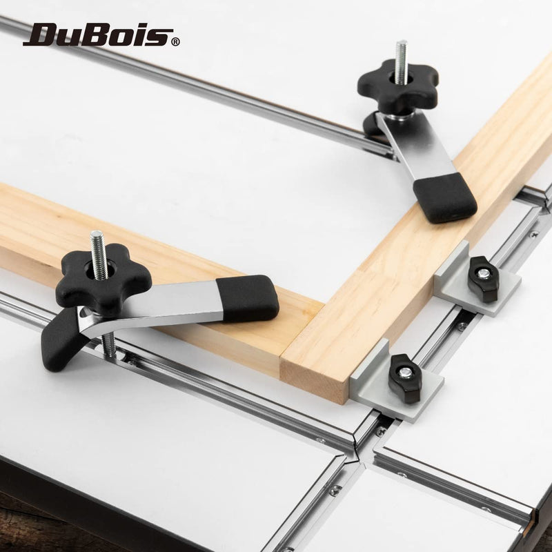 [Australia - AusPower] - DUBOIS 51018 T-Track Hold Down Clamp, 5-1/2” L x 1-1/8” W, 4 Pack, T Track Clamps for Woodworking 