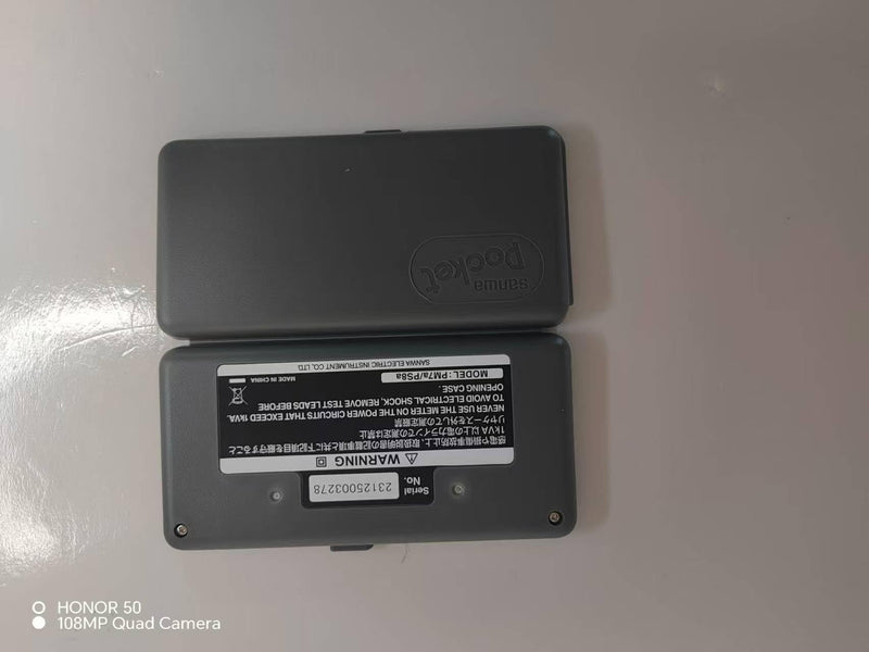 [Australia - AusPower] - Sanwa PM7A Pocket Mini Size Portable Multimeter DMM 4000 Count DC AC with Integrated Protective case Japan quanlity(PM7a) 