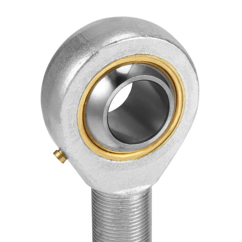 [Australia - AusPower] - POS8 Rod End Bearing, 2pcs 8mm Bore Pre-Lubricated M8x1.25mm Metric Male Thread Right Hand Heim Joint with Jam Nuts POS 