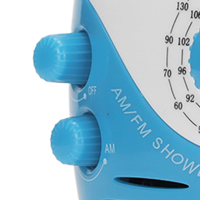 [Australia - AusPower] - Yoidesu Portable Shower Radios, Adjustable Waterproof AM FM Button Speaker, Bathroom Shower Speakers Wireless Radio with Top Handle 