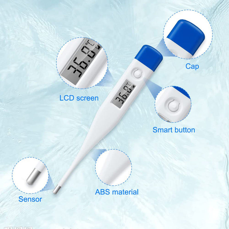 [Australia - AusPower] - [Value Bundle] Berrcom Digital Thermometer DT007 & Berrcom Oral and Underarm Thermometer for Adults and Kids DT008 