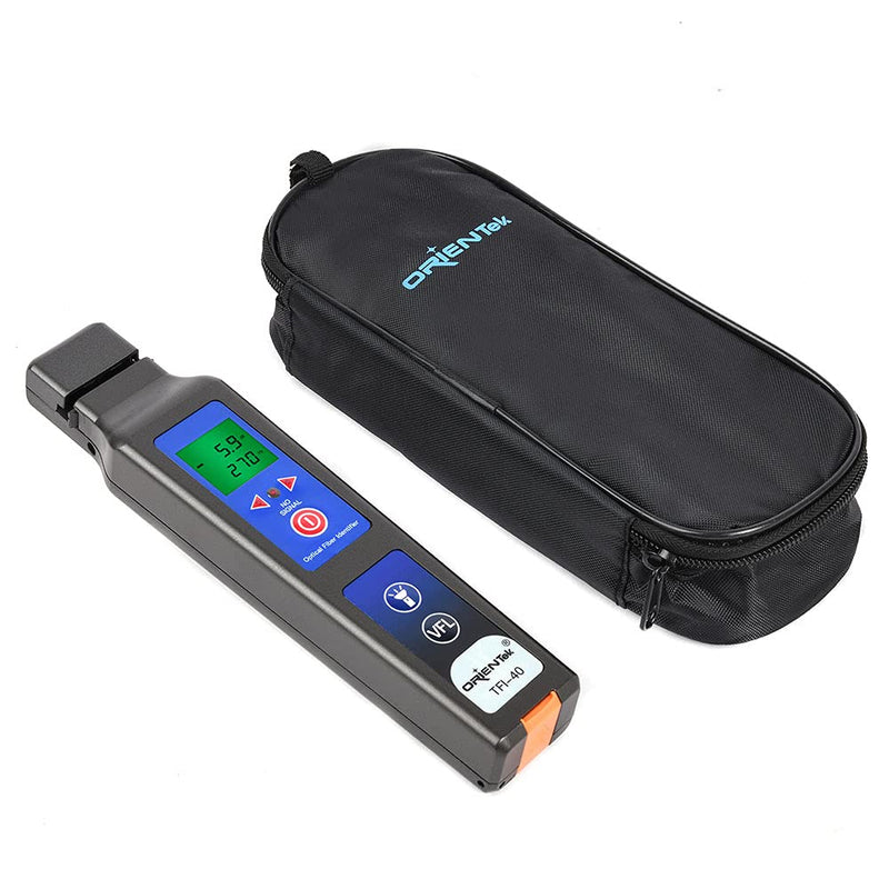 [Australia - AusPower] - ORIENTEK TFI-40 Optical Fiber Identifier All-in-one Chuck Live with 10mw VFL 800nm-1700nm Fiber Detector Traffic Identifier OFI 