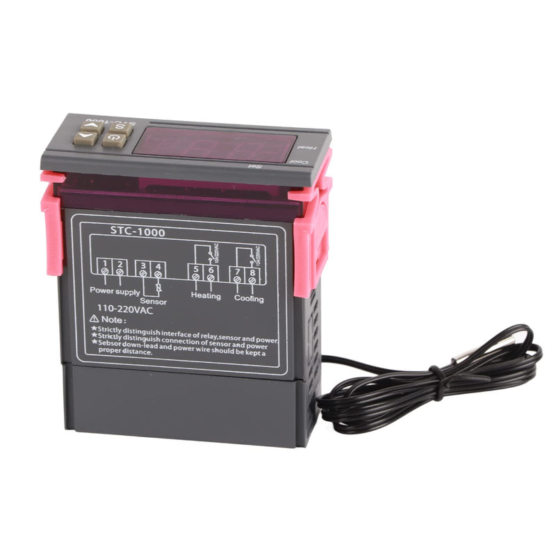[Australia - AusPower] - Digital Humidity Controller, Thermostat Controller, 110 V to 220 V, 10 A, 0 to 99% Humidity, Microcomputer, Hatching Machine, Control Switch, Temperature Humidity Regulator for Greenhouse, Aquariums 