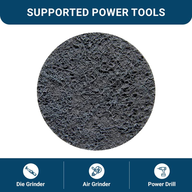 Benchmark Abrasives 2-inch fine quick change nylon surface conditioning sanding disc for metal rust and paint removal