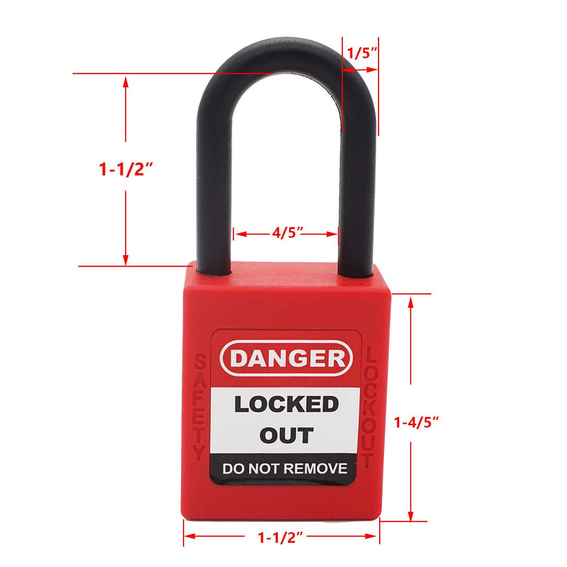 Gate Valve Lockout with Safety Padlock for Water Spigot Faucet Locks Outdoor Petroleum Gas 1 to 2-1/2 Inch Lock Out Device 2 Pack