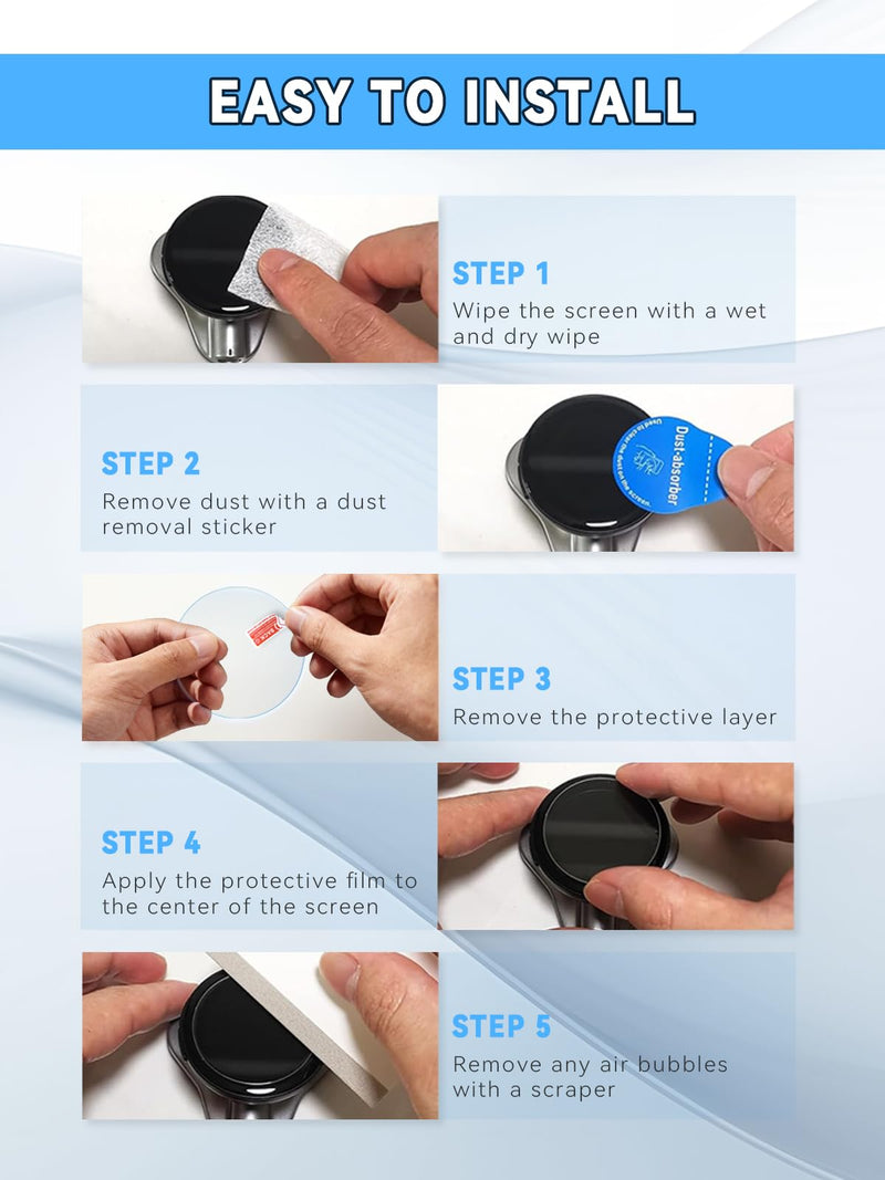 [Australia - AusPower] - 2-Pack Tempered Glass Screen Protector Compatible with EKO CORE 500™ Digital Stethoscope, 9H Hardness,Anti-Scratch,Bubble-Free,High Clarity & Easy Install 