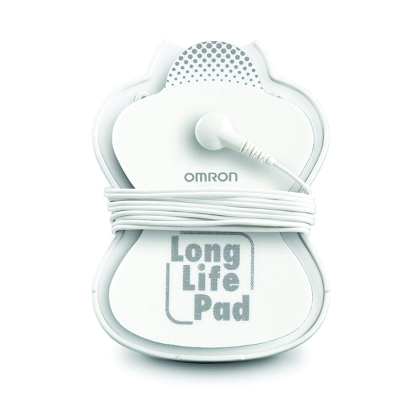 OMRON Long Life Pads for TENS Unit Muscle Stimulator - Large - Drug-Free Pain Relief - Includes 2 Reusable TENS Unit Pads - Durable, Reusable & Washable Large Pads