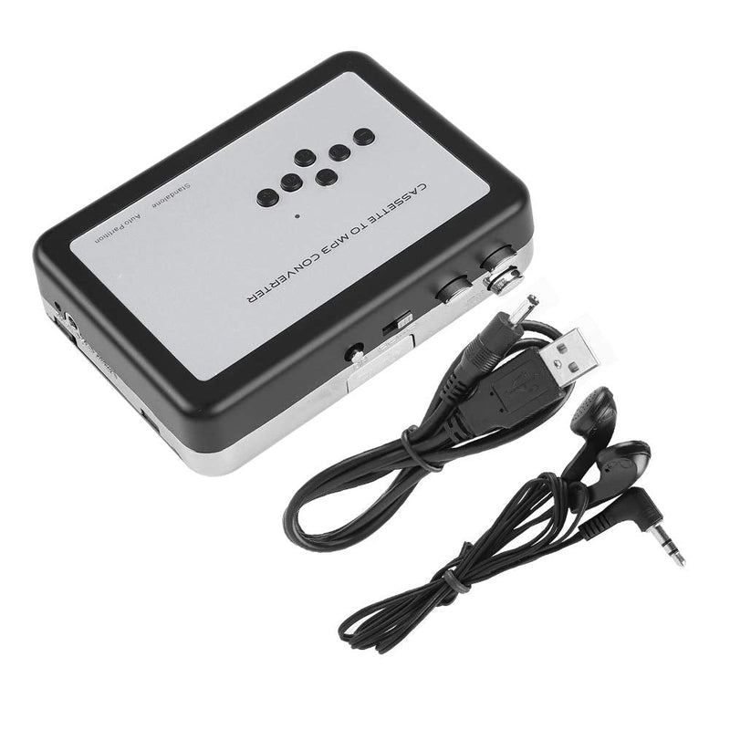 [Australia - AusPower] - Cassette mp3 Converter, Portable Cassette Tape to MP3 Converter USB Flash Drive Capture Audio Music Player Suitable for Windows XP/Vista / 7/8 